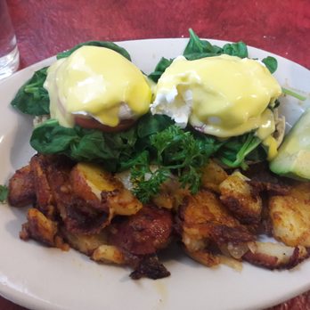 Lucile's Creole Cafe - Poached eggs, spinach potatoes and avocado. It was perfect. - Cajun/Creole Near Me - Boulder, Colorado Lucile's Creole Cafe - Poached eggs, spinach potatoes and avocado. It was perfect. - Cajun/Creole Near Me - Boulder, Colorado