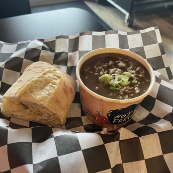 Nola Roux - Cup of Royal Gumbo ( Chicken & Sausage) - Cajun/Creole Near Me - Saint Joseph, Michigan Nola Roux - Cup of Royal Gumbo ( Chicken & Sausage) - Cajun/Creole Near Me - Saint Joseph, Michigan
