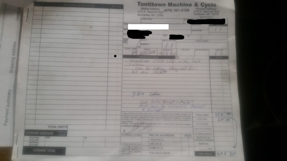 TONTITOWN MACHINE & CYCLE SHOP Updated August 2024 14 Photos 1272