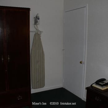 Miners Inn Motel - iron and board, old dresser - Hotels Near Me - Mariposa, California