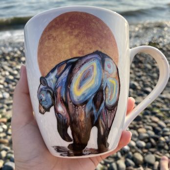 White Rock Museum and Archives - Indigenous art (mug) - Museums Near Me - White Rock, British Columbia White Rock Museum and Archives - Indigenous art (mug) - Museums Near Me - White Rock, British Columbia