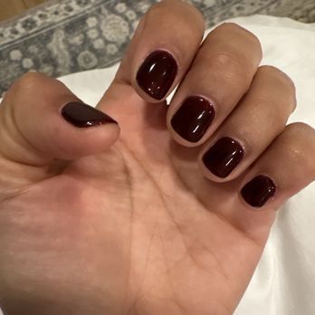 Lush Lacquer Nail Bar - Gel manicure - I didn't even pick a polish. Just told her I wanted a deep burgundy. She knew exactly what I meant. - Waxing Near Me - East Norriton, Pennsylvania Lush Lacquer Nail Bar - Gel manicure - I didn't even pick a polish. Just told her I wanted a deep burgundy. She knew exactly what I meant. - Waxing Near Me - East Norriton, Pennsylvania