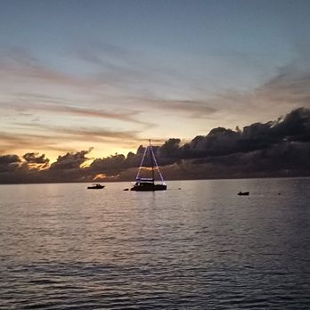 Flyers Bar and Grill - Sunset across the street on the waterfront. - Bars Near Me - St. Croix, Virgin Islands