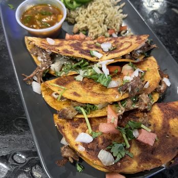 Honey's Bar and Grill - LIMITED SPECIAL: Birria tacos with chili-lime rice - Bars Near Me - Halethorpe, Maryland Honey's Bar and Grill - LIMITED SPECIAL: Birria tacos with chili-lime rice - Bars Near Me - Halethorpe, Maryland