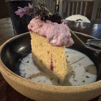 Finca Altozano - Tres leche lavender dessert - Mediterranean Near Me - Baja California, BCN Finca Altozano - Tres leche lavender dessert - Mediterranean Near Me - Baja California, BCN