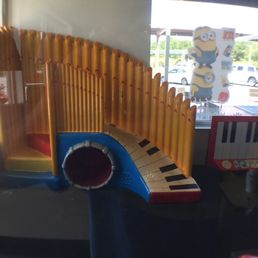 Inside play yard.