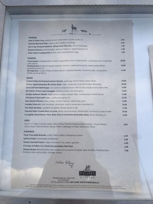 Menu photo 8 The Huntsman Bath, BAS Menu photo 8 The Huntsman Bath, BAS