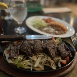 Tepache Taste Of Mexico - Skirt steak fajitas! Delicious