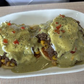 The Pan - Short Rib Benedict (5/5) - Breakfast & Brunch Near Me - Torrance, California The Pan - Short Rib Benedict (5/5) - Breakfast & Brunch Near Me - Torrance, California