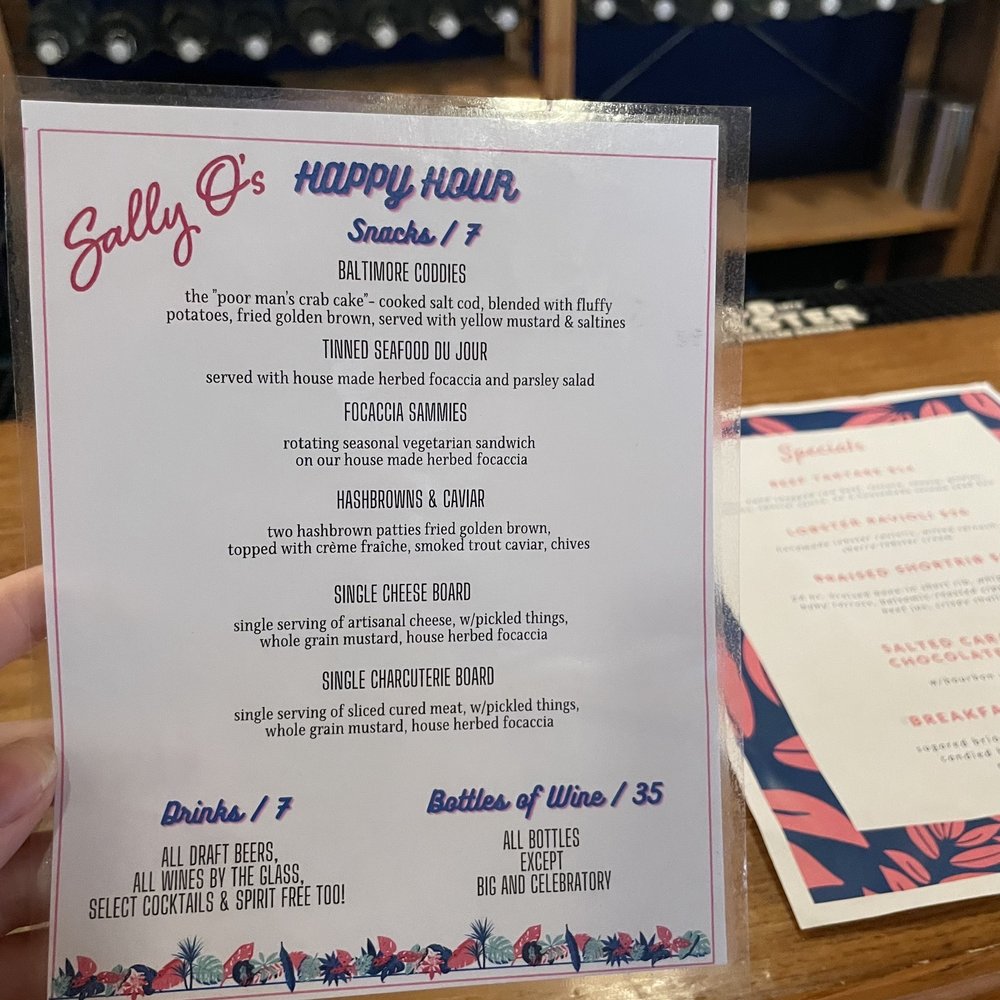 Sally O's - Happy hour menu - Bars Near Me - Baltimore, Maryland Sally O's - Happy hour menu - Bars Near Me - Baltimore, Maryland