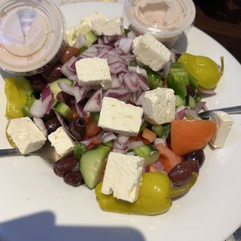 Uptown Parthenon - Greek Village Salad - Greek Near Me - West Bloomfield, Michigan