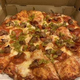 Pepperoni, Sausage, And Jalapeños..!!!