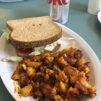 Kevin's Coffee Shop - BLT on whole wheat w/ home fries - Coffee & Tea Near Me - Oceanside, New York Kevin's Coffee Shop - BLT on whole wheat w/ home fries - Coffee & Tea Near Me - Oceanside, New York