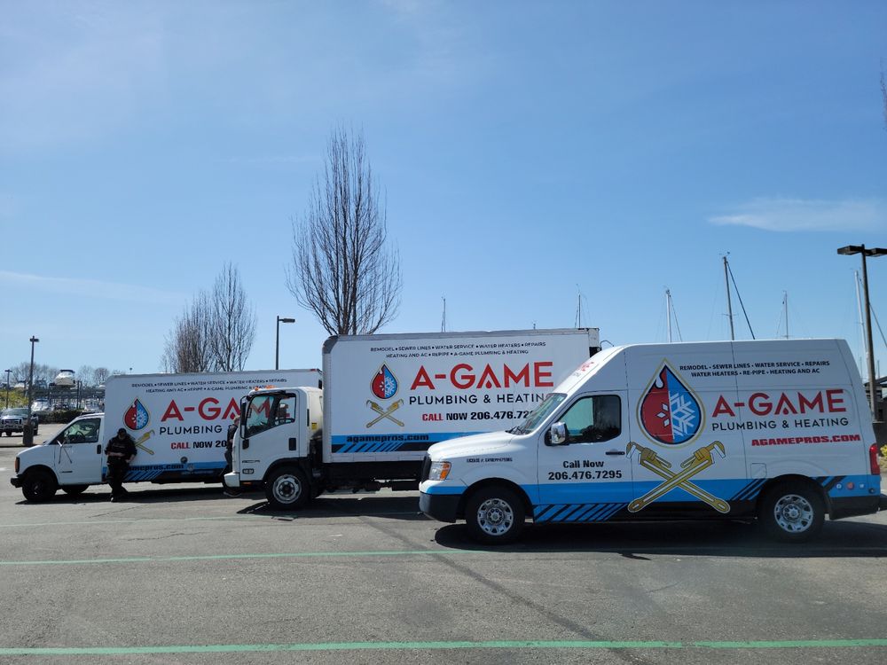 Slide of A-Game Plumbing and Heating