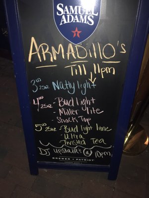 Menu photo 1 Armadillos Restaurant Annapolis, MD