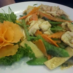 Chicken curry w/basil Chicken curry w/basil
