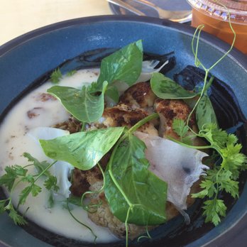 Destroyer - Cauliflower with egg and soup - New American Near Me - Culver City, California