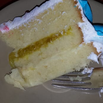 La Gran Via Bakery - Slice of their cake..pineapple/vanilla custard filling... - Bakeries Near Me - Brooklyn, New York