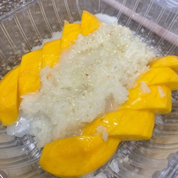 Thai Grata - Sweet Sticky Rice With Mango - Thai Near Me - San Jose, California Thai Grata - Sweet Sticky Rice With Mango - Thai Near Me - San Jose, California