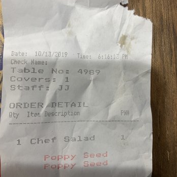 Pizza King - Was given wrong dressing. Asked for Poppy Seed, given French. - Pizza Near Me - Auburn, Indiana