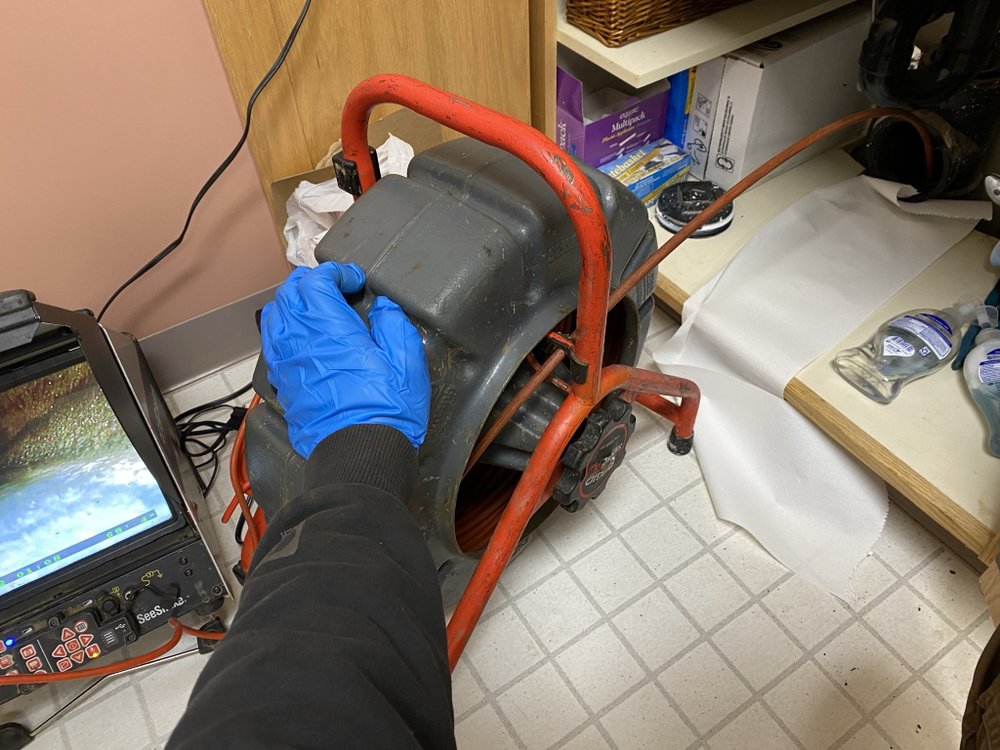 Slide of NW Sewer & drain