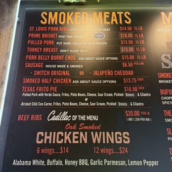 Stiles Switch BBQ & Brew - Menu - Barbeque Near Me - Cedar Park, Texas