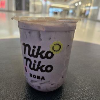 Niko Niko - Taro milk tea with coconut jelly - Coffee & Tea Near Me - Bloomington, Minnesota Niko Niko - Taro milk tea with coconut jelly - Coffee & Tea Near Me - Bloomington, Minnesota
