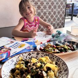Piccoli Piatti Pizzeria - Pizza. Pasta funghi. Brussels sprouts