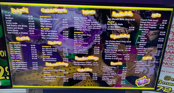 Mardi Gras Cajun Cuisine by null