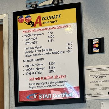 Accurate Smog Check - Gas Stations Near Me - Campbell, California