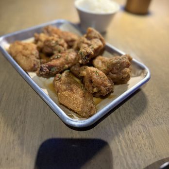 Barkord - Small order of wings - soy garlic - Korean Near Me - Houston, Texas