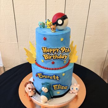 Elite Baking - Pokemon birthday cake for 9th birthday - Bakeries Near Me - San Diego, California