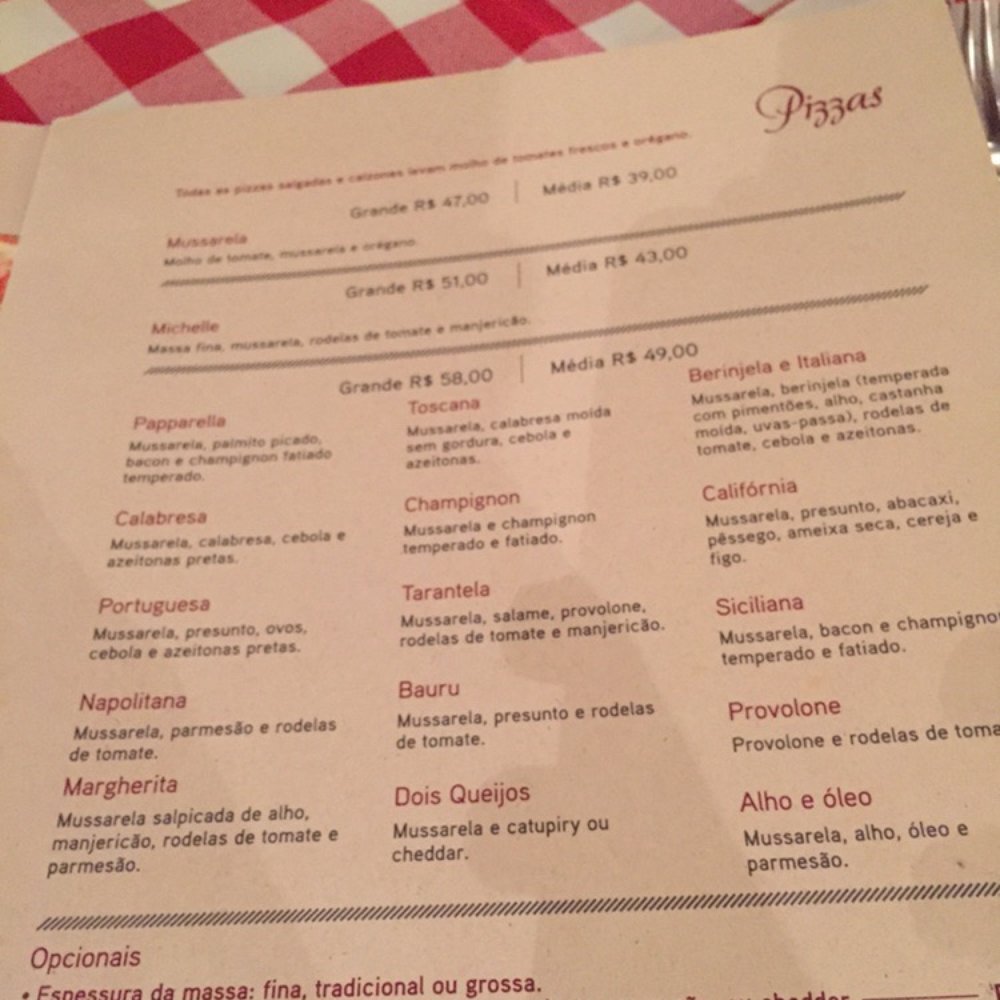 Papparella - Cardapio - Pizza Near Me - Florianópolis, South Carolina