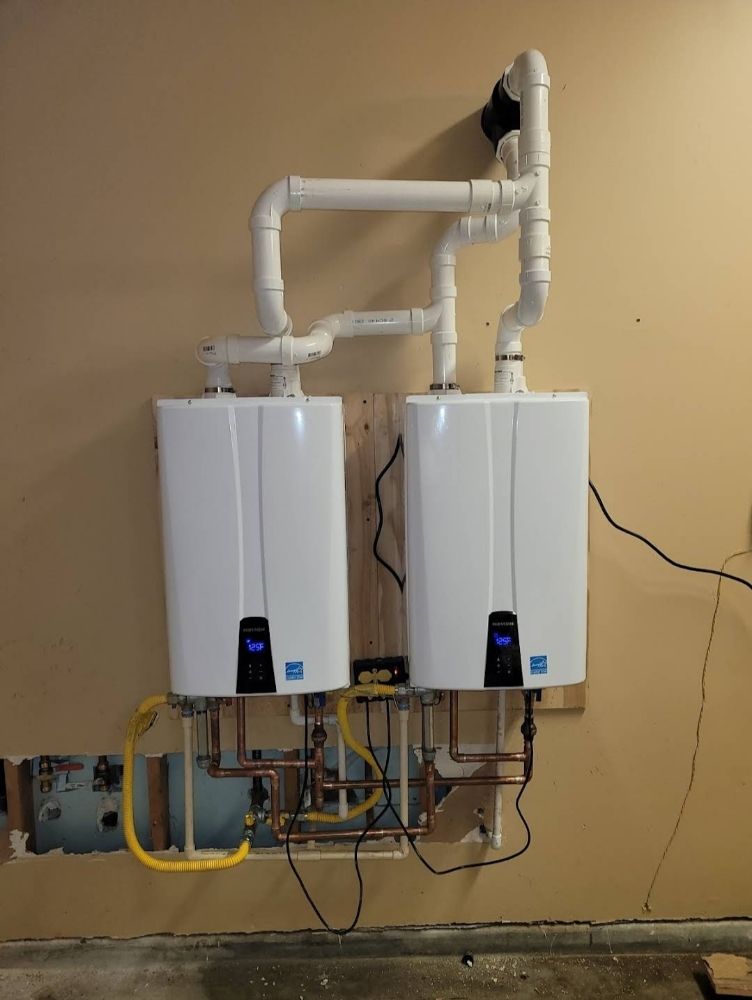 Slide of ER Tankless Water Heaters and Plumbing
