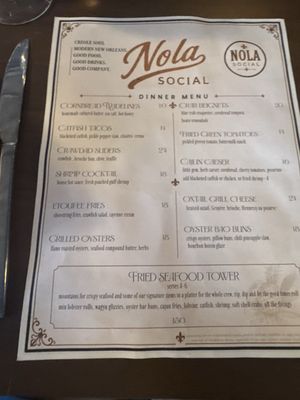 Menu photo 4 Nola Social Linden, NJ