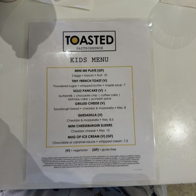 Menu photo 1 Toasted Gastrobrunch Las Vegas, NV Menu photo 1 Toasted Gastrobrunch Las Vegas, NV