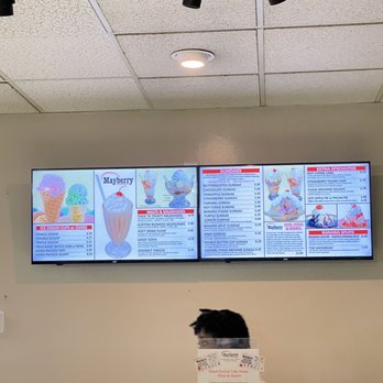 Mayberry Ice Cream Restaurants - the menus - Ice Cream & Frozen Yogurt Near Me - High Point, North Carolina