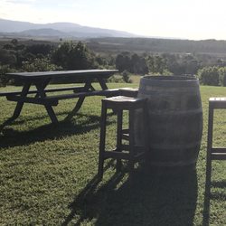 Mountain Ridge Wines - View at breakfast