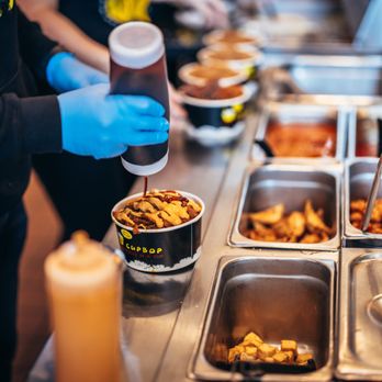 Cupbop - a line of food being served - Barbeque Near Me - Tucson, Arizona Cupbop - a line of food being served - Barbeque Near Me - Tucson, Arizona
