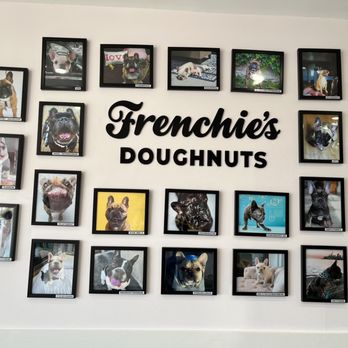 Frenchie's Doughnuts - a wall of dogs - Donuts Near Me - Toronto, Ontario