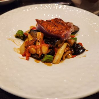Roy's Restaurant - Blackened Ahi, has a kick . - Seafood Near Me - Anaheim, California