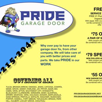 Pride Garage Door Services Broken Arrow Ok Phone Number Pride Garage Door, Garage Door Service Broken Arrow