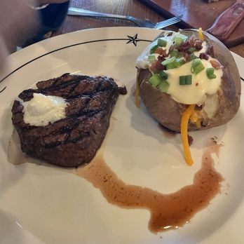 Saltgrass Steak House - Filet with baked potato - Steakhouses Near Me - Bee Cave, Texas Saltgrass Steak House - Filet with baked potato - Steakhouses Near Me - Bee Cave, Texas