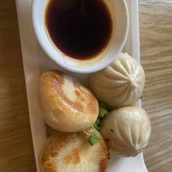 Ugly Dumpling - Edison, NJ - Pan Fried Pork Buns (4)- not crispy like a traditional pan fried dumpling. - Chinese Near Me - Edison, New Jersey Ugly Dumpling - Edison, NJ - Pan Fried Pork Buns (4)- not crispy like a traditional pan fried dumpling. - Chinese Near Me - Edison, New Jersey