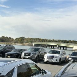 Sea Shore Restaurant & Marina - View from inside restaurant. surrounded by the waters of Bronx River and Long Island Sound