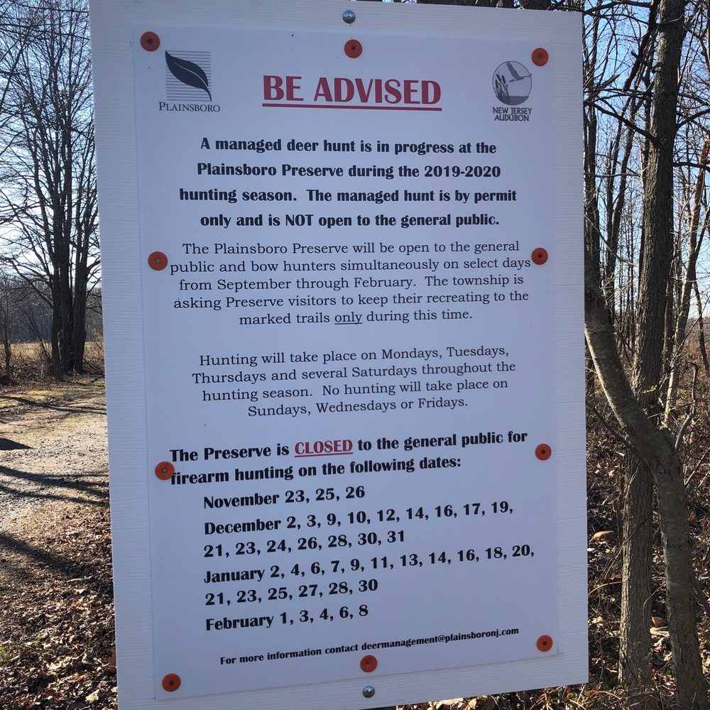 Plainsboro Preserve - Hunting season - Parks Near Me - Plainsboro, New Jersey Plainsboro Preserve - Hunting season - Parks Near Me - Plainsboro, New Jersey