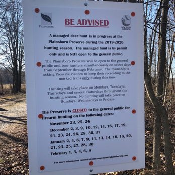 Plainsboro Preserve - Hunting season - Parks Near Me - Plainsboro, New Jersey