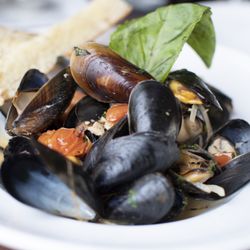 S&P Oyster Restaurant and Bar - Tomato basil mussels