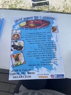 Menu photo 3 Tasty Bubble Tea & Seafood Corinth, MS Menu photo 3 Tasty Bubble Tea & Seafood Corinth, MS