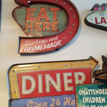 James North General Store - a variety of signs - Coffee & Tea Near Me - Hamilton, Ontario